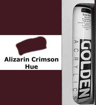 Golden Artist Colors Heavy Body Acrylic: 2oz Historical Alizarin Crimson  Hue - Wet Paint Artists' Materials and Framing